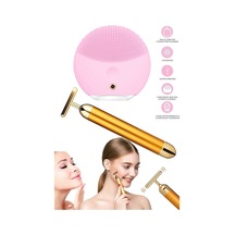 Sonik Yüz Temizleme Cihazı Yüz Masaj Aleti Seti Ikisi Birarada Set Gd018ü Karışık