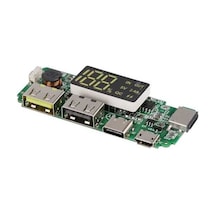 Çift USB 5V 2.4A Ledli Micro Type-C Powerbank Modülü