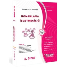 Egem Yayınları Aöf Konaklama İşletmeciliği 4.sınıf Güz Dönemi Konu Anltmlı Soru