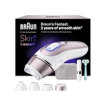 Braun IPL Skin i·Expert Evde Lazerle Tüy Alma App ile Mini Yüz Tüy Alma Cihazı 4 Başlık PL7432