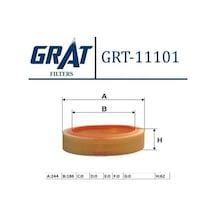Hava Filtresi Grat 11101 Renault 9 1981-1989 / 11 1983+ / 19 Iı 1992-1995