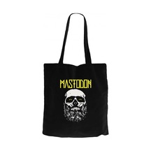 Mastodon Skull Siyah Kanvas Bez Çanta