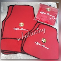 Alfa Romeo Kırmızı ,Halı Paspas,Penye Kılıf