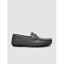 Cabani %100 Hakiki Deri Gri Tokalı Erkek Loafer-gri Gri