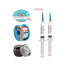 Mechanic Lehim Teli 0,3mm 40gr Havya Uc Temizleyici Flux Lehim Toplama Cp-3515 Lehim Emme Teli Seti03
