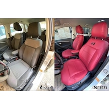 Volkswagen Polo Araca Özel Deri Oto Koltuk Kılıfı (455517400)