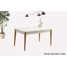 Kelebek Açılır Mdf Masa Mutfak,salon,yemek Odası Masası 70x120 Cm Naturel