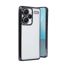 Xiaomi Redmi Note 13 Pro Plus Uyumlu Kılıf Lensli Silikon - Siyah