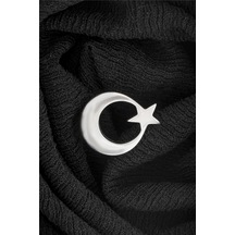 Ayyıldız Gümüş Rozet -8475 Gümüş