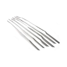 Ford Courier Uyumlu 2014-2017 Krom Ön Panjur 6 Parça Paslanmaz Çelik