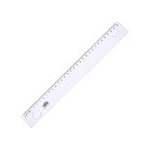 Hatas 0161 Mercekli Geniş Büro Cetveli 30 CM Şeffaf