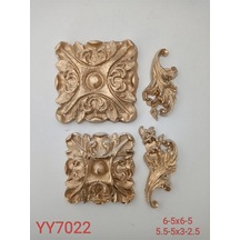 Yy7022 4'lü Bordür Desenleri Silikon Kalıp