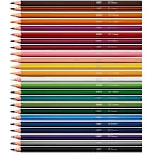 Color Up Üçgen Kuru Boya Kalemi, 24&apos Lü Kutu 103 Ivory