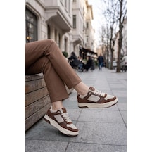Kinetix Bağcıklı Günlük Kahverengi Kadın Sneaker Solley