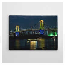 Işıklı Köprü Dekoratif Kanvas Tablo 70 X 100 Cm