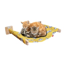 Barış Dizayn Duvara Monte İki Kollu Kedi Hamağı Yatağı XL