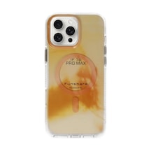 Joko Apple iPhone Uyumlu  16 Pro Max Uyumlu Phantom Magsafe Kapak - Gold