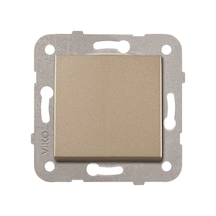 Viko Artline Novella Bronz Tekli Anahtar Çerçevesiz - 92605201