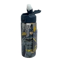 Wiggle 600ml Batman Temalı Lisanslı Pipetli Kilitlenebilir Kapak Paslanmaz Çelik Termos 50 x 22