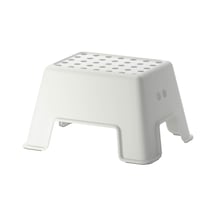Bolmen Tabure Olarak Kullanılır Kaymaz 25 Cm 2 Renkler, Plastik, Beyaz, 44 X 35 X 25 Cm Açık Ceviz