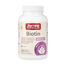 Takviye Jarrow Formulas, Biotin, 100 Veggie Capsules