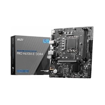 Msı Pro H610m-e M.2 Sata Ddr4 3200mhz Usb 3.2 Vga Hdmi Ses G.lan 1700p Matx Anakart