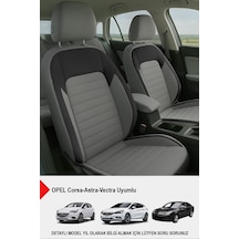 Mocha Taytüyü Oto Koltuk Kılıfı Opel Corsa-astra-vectra Uyumlu Füme
