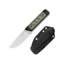 Smolt Kamp 14c28n Black G10 & Micarta 1063a6 Koyu Kahverengi