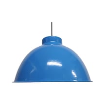 Metal Mavi Beyaz Retro Dekoratif Kafe Mutfak Sarkıt Avize (536637337)