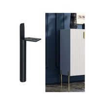 Sones Lh-d012-01 Silindirik Metal Mobilya Destek Ayakları, Yükseklik: 13cm Mat Siyah