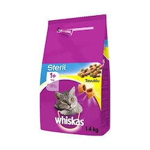 Whiskas Tavuk Etli Ve Havuçlu Kısırlaştırılmış Kedi Maması 1400 G 6'li Avantaj Paketi Mıchu