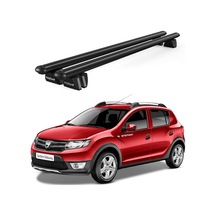 Pençe Dacia Sandero 2009-2012 Uyumlu Siyah Ara Atkı Port Bagaj Tavan Barı