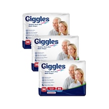 Giggles Belbantlı Yetişkin Hasta Bezi Orta Boy M Beden 30 Lu X 3 Adet