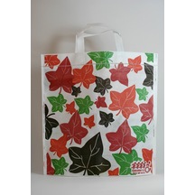 Eczane Hediyelik & Alışveriş Bez Çanta Körüklü Yapraklar 40 x 40 x 10 CM 50 Adet