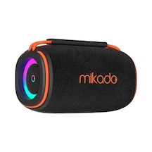 Mikado Md-31bt Siyah Ipx6 15w Rgb Işıklı 2400mah Tf Kart+usb Destekli Bluetooth Hoparlör
