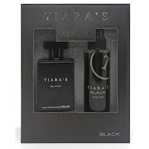 Tiara's Black Erkek Parfüm EDT 100 ML + Body Mist EDC 150 ML