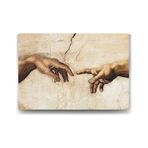 Michelangelo - Creation Of Adam Tablosu - 75x50cm