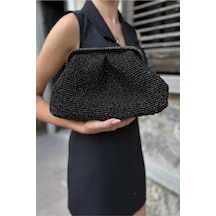 Portföy Clutch Çanta-siyah