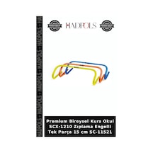 Premium Bireysel Kurs Okul Scx-1210 Zıplama Engelli Tek Parça 15 Cm Sc-11521 Çok Renkli