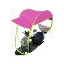 Motor Ve Scooter İçin Su Geçirmez Koruma Güneşlik Tente Pembe