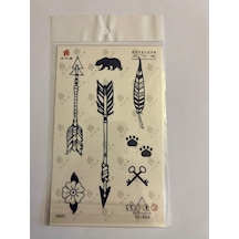 Ok Ayı 18x11 Cm 1 Ay Kalıcı Geçici Dövme Yapıştırma Dövme