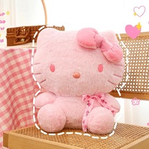 35 CM Sanrio Hello Kitty Kedi Peluş Oyuncaklar Karikatür Kt Kedi P-Sakura Kt 25 CM