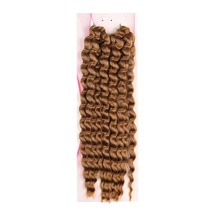 Nice Bulk Afro Su Dalgası Saç - Karamel Çok Renkli