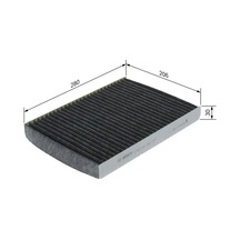 Skoda Octavia 1 Polen Filtresi Karbonlu 1997-2005 Bosch 1987432300