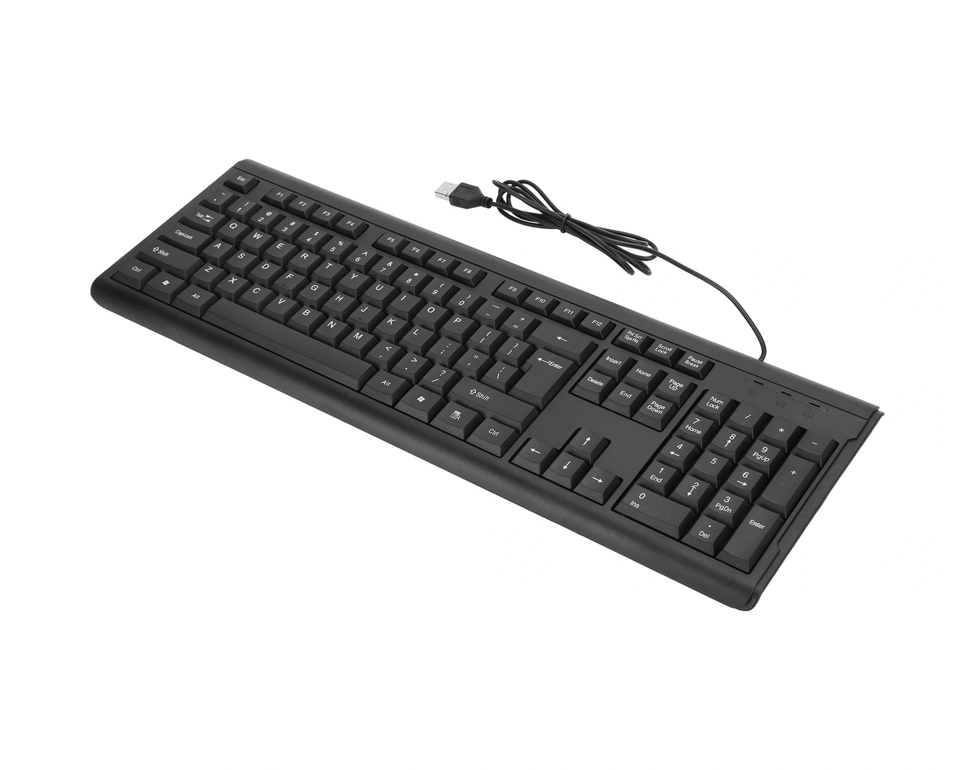 Shineyee T15 104 Tuşlu Usb Kablolu İş Klavyesi - Sessiz Tip, Ergonomik Tasarım, Dayanıklı Ve Kolay Kurulum