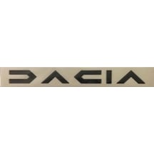 Dacia Uyumlu Dacıa Siyah Yazı Yeni Model
