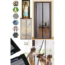 Beyaz Pratik Manyetik Mıknatıslı Kapı Sinekliği Tülü 90 X 210 Cm 90 X 210 Mıknatıslı Tül Tül