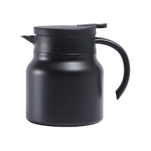 Erkek Su Şişesi Su Şişeleri Paslanmaz Çelik Yetişkin Termos Matara Yalıtımlı Şişeler Vakumlu Mataralar Filtreli Kahve Ev Büyük Kapasiteli Taşınabilir Hediye Siyah 1000ml