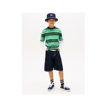 Tommy Hilfiger Erkek Çocuk Tişört Kb0kb10298 Yeşil