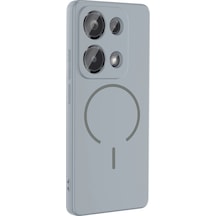 Teleplus Xiaomi Redmi Note 13 Pro 4g Kılıf Meta Pastel Manyetik Araç Tutucu Kılıf